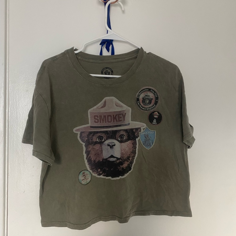 Oversized crop T-shirt